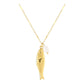 Collar pez y perla