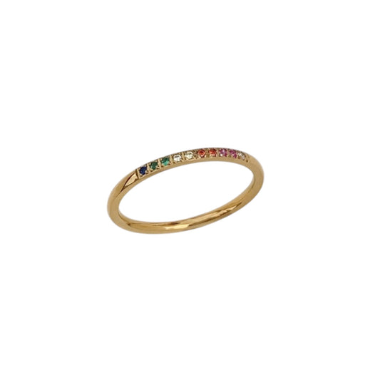 Anillo delgado colores