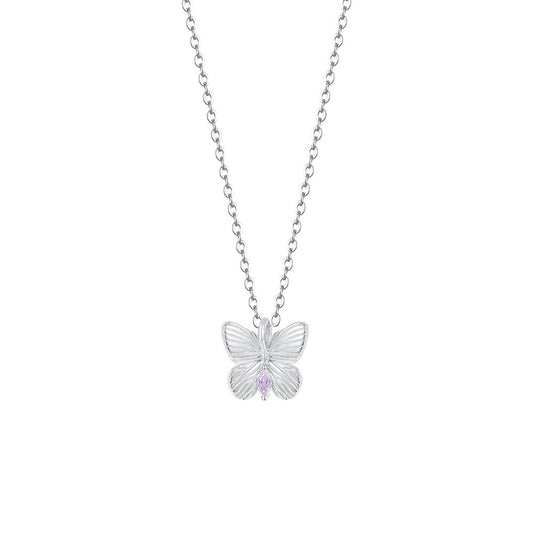 Collar mariposa plata 925