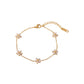 Pulsera flor circonia