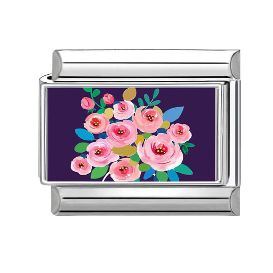 Charm flor morada