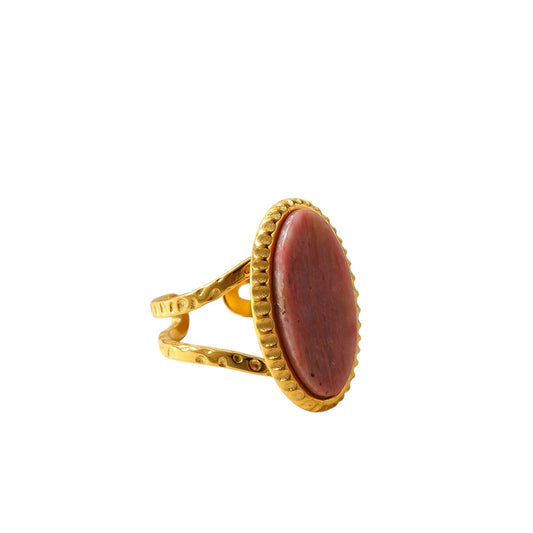 Anillo piedra natural
