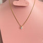 Collar circonia blanca