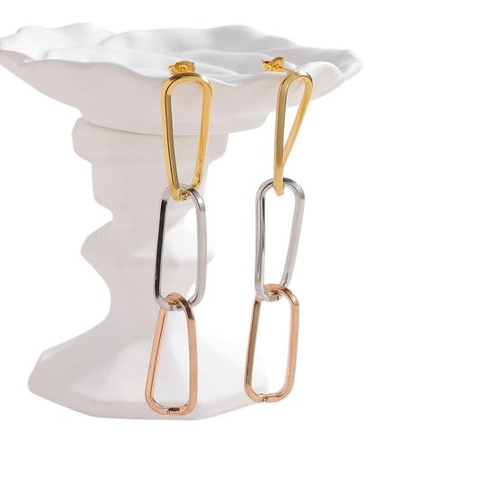 Arracada tricolor larga