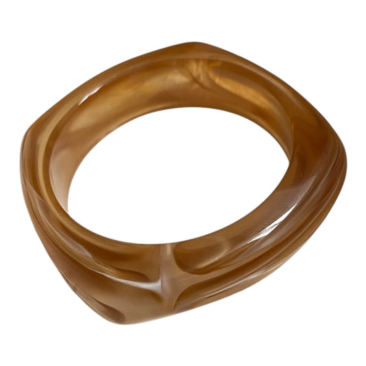 Brazalete marrón acrílico 🟤