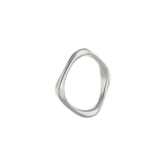 Anillo delgado cuadrado
