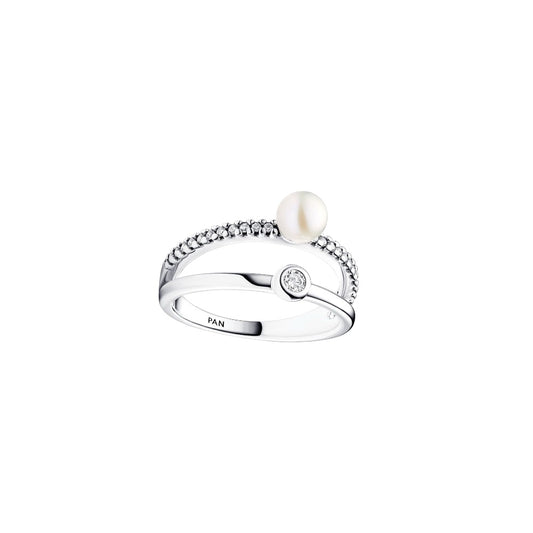 Anillo perla plata 925