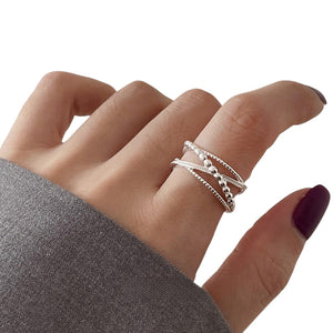 Anillo cruzado ajustable