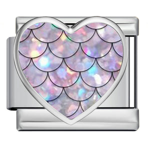 Charm corazón sirena