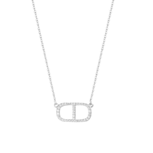 Collar CD plata 925