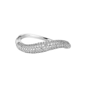 Anillo onda plata 925