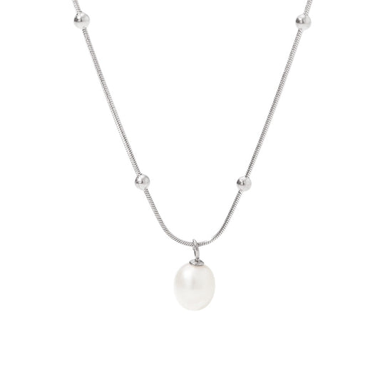Collar perla bolita