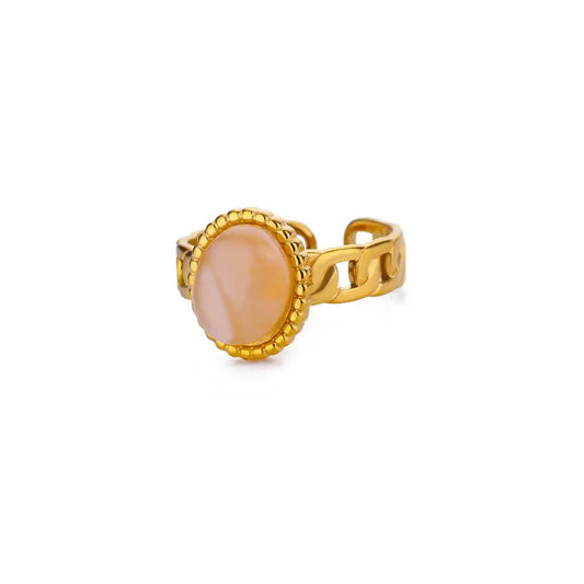 Anillo ajustable rosa