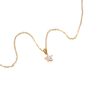 Collar estrella circonia