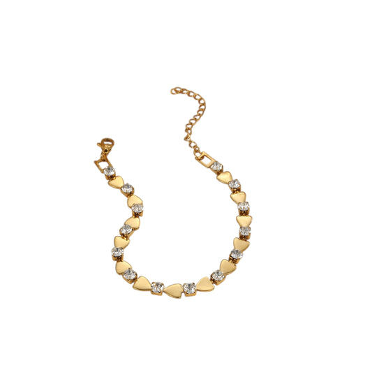 Pulsera corazón circonia