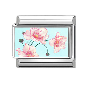 Charm flor rosa