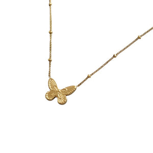 Collar mariposa bolitas 🦋