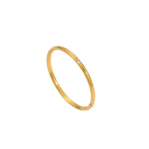 Anillo delgado 1 circonia