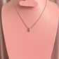 Collar circonia blanca