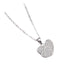 Collar corazón circonia