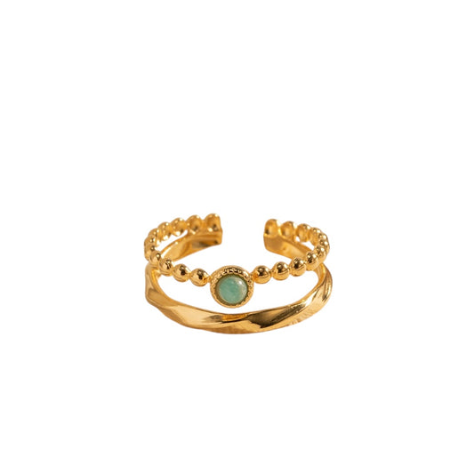 Anillo doble ajustable
