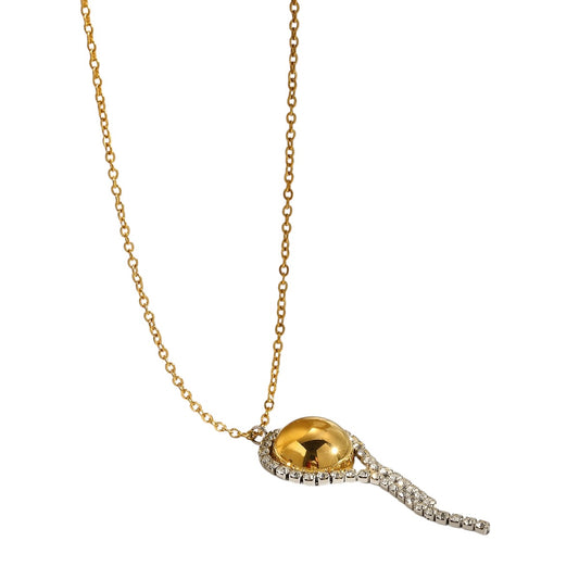 Collar esfera circonia
