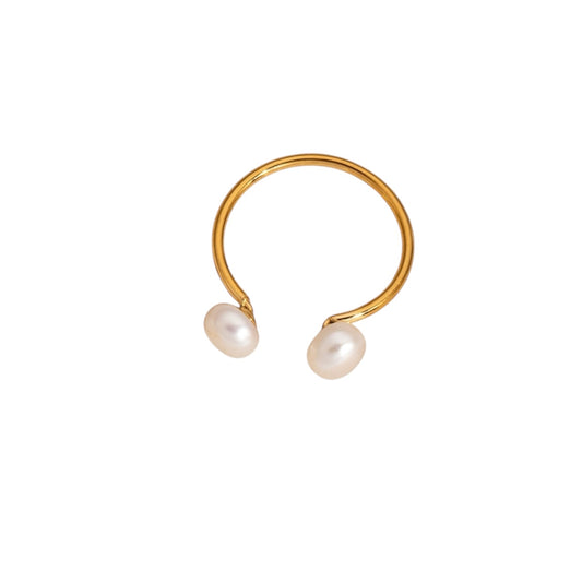 Anillo ajustable perla