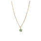 Collar flor circonia color