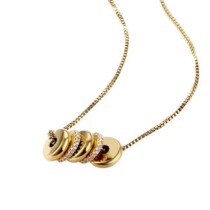 Collar discos circonia 💠