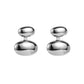Arete oval doble