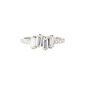 Anillo circonia plata 925