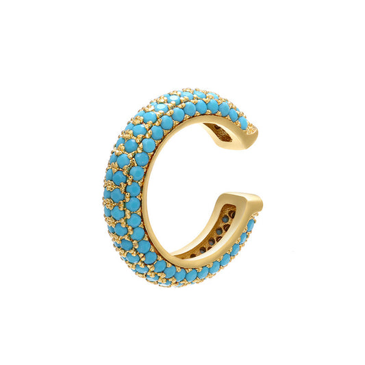 Earcuff circonias delgado