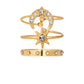 Anillo triple ajustable