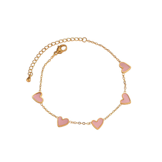 Pulsera corazones