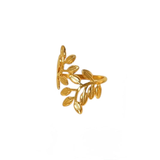 Anillo ajustable hojas