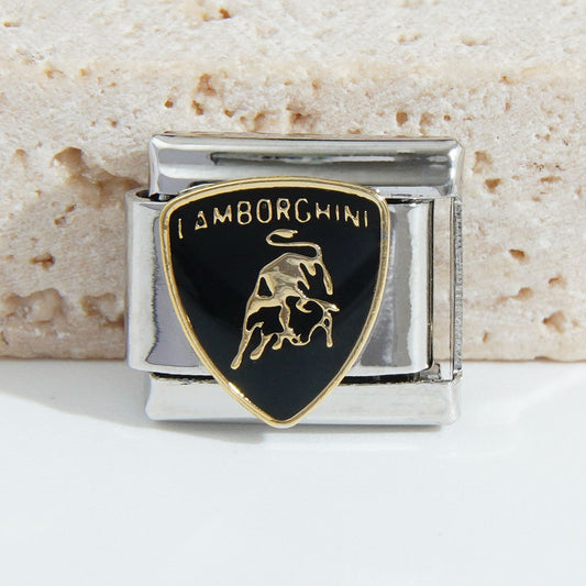 Charm Lambo plateado