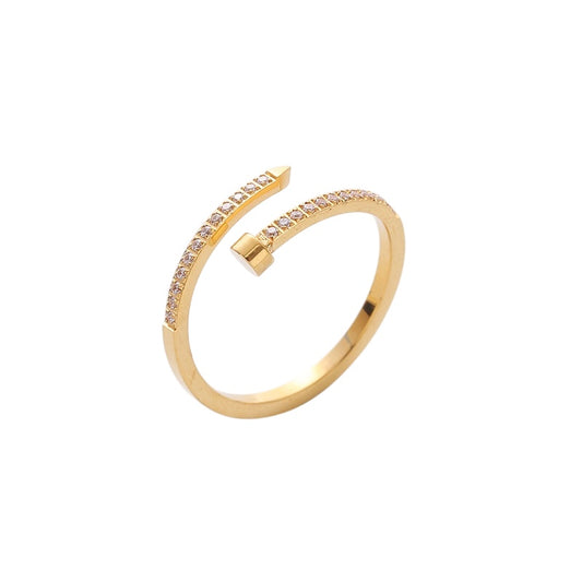 Anillo Clavo Circonia