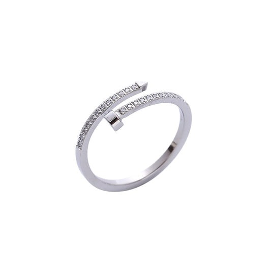 Anillo Clavo Circonia