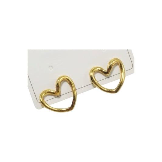 Arete corazón silueta