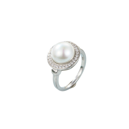 Anillo perla plata 925