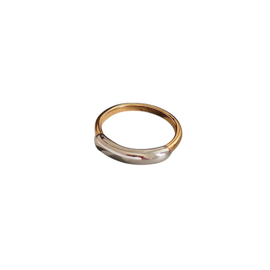 Anillo bicolor
