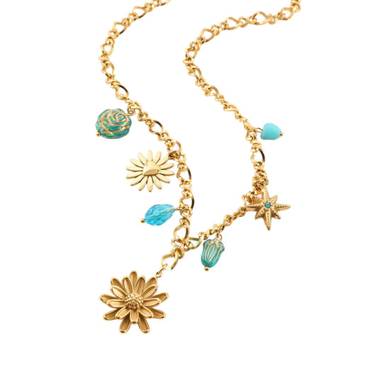 Collar multi flor