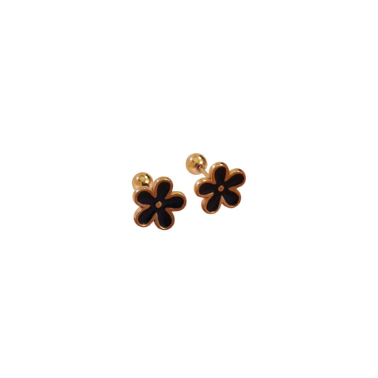 Piercing flor negra