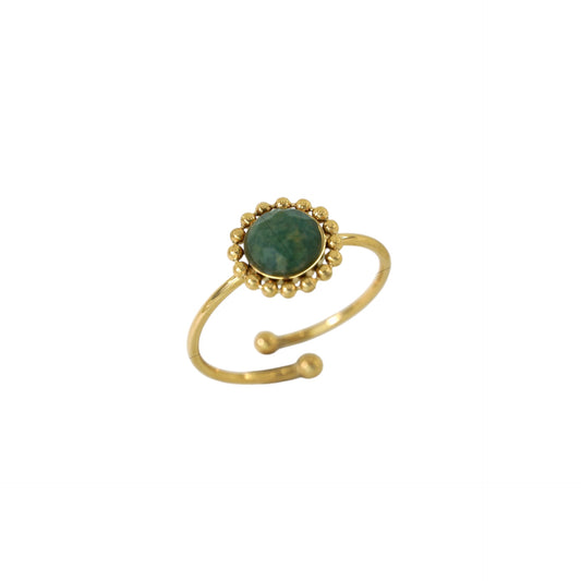 Anillo piedra natural