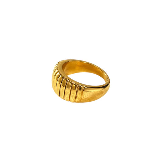 Anillo chunky ranura