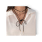 Collar corbata negro