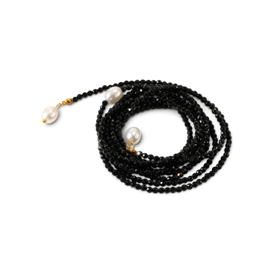 Collar corbata negro