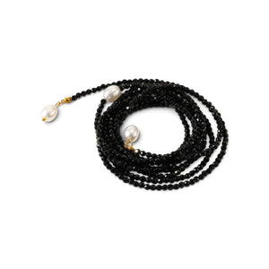 Collar corbata negro