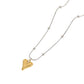 Collar corazón alargado