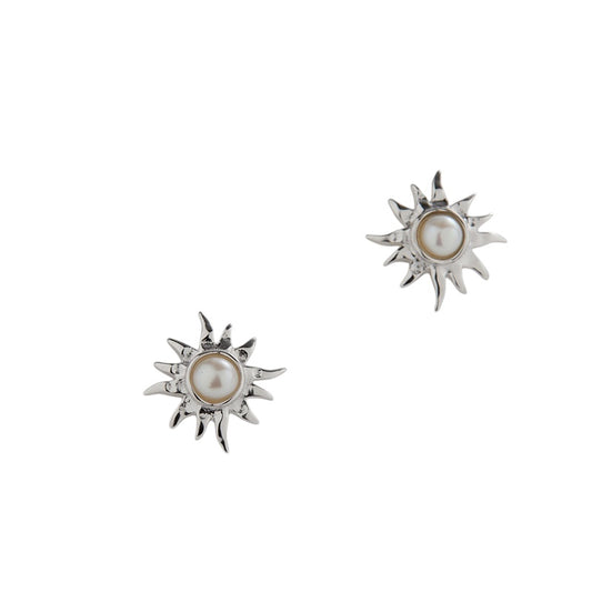 Arete sol plata 925